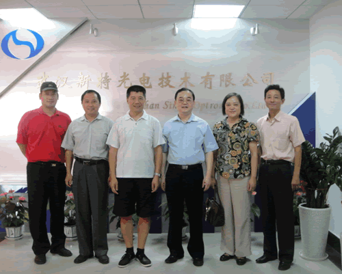 湖北省僑聯(lián)主席李磐帶領羅連運副巡視員、汪純蓮部長、王家橋主任等來我司考察